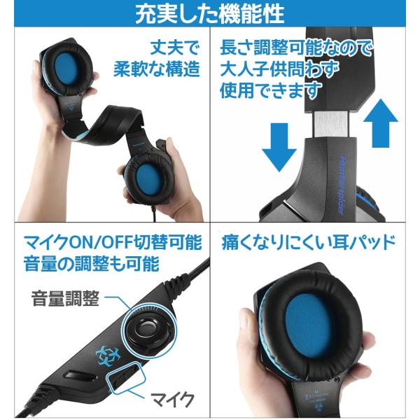 ゲーミングヘッドセット Ps4 スイッチ ヘッドホン ヘッドセット マイク ゲーム Led 送料無料 Buyee Buyee 提供一站式最全面最專業現地yahoo Japan拍賣代bid代拍代購服務 Bot Online