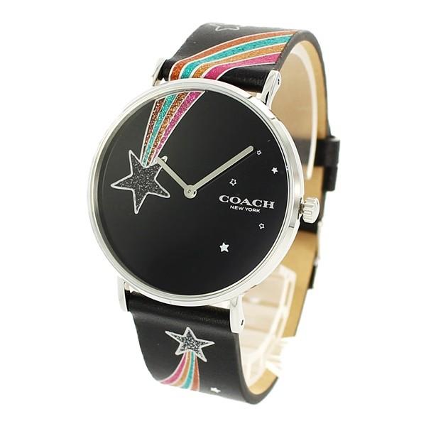 コーチ レディース ペリー 女性用 レザー ブラック かわいい 星柄 スター 流れ星 ギフト お祝い あすつく 腕時計 腕時計ノップル 通販 Yahoo ショッピング