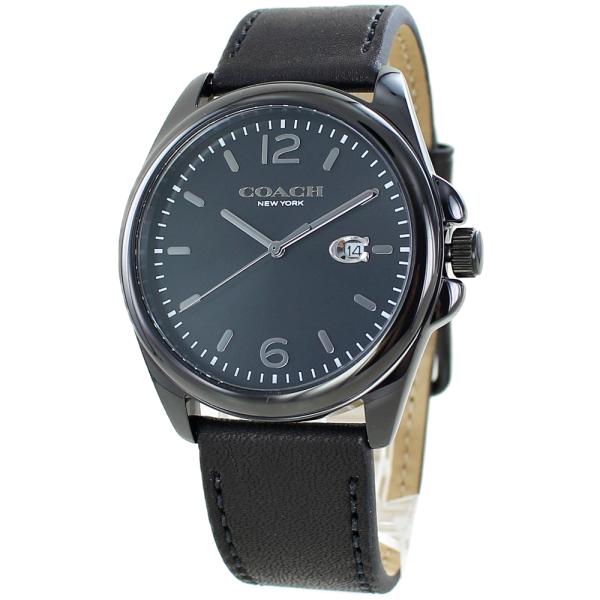 COACH コーチ 腕時計 手表 メンズ 革ベルト 黒 文字盤 20代 30代 COACH コーチ 腕時計 手表 メンズ 革ベルト 黒 文字盤 20代 30代