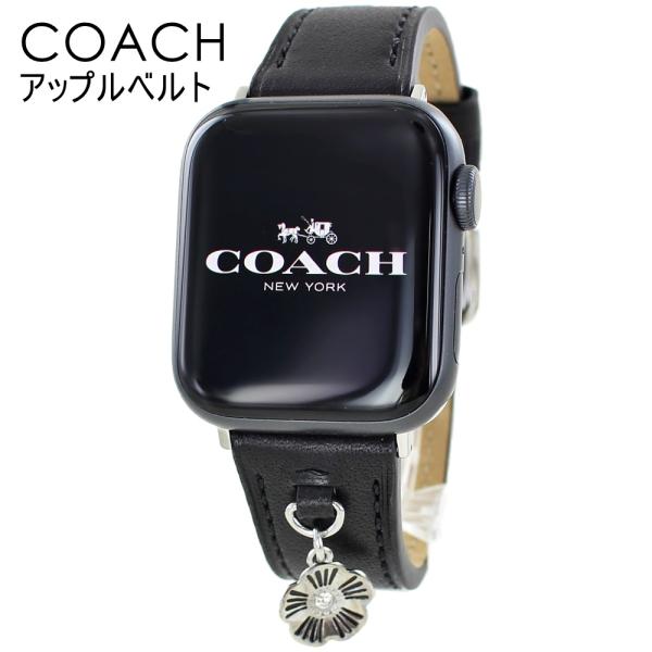COACH（コーチ） アップルウォッチ ベルト バンド レディース ブラック
