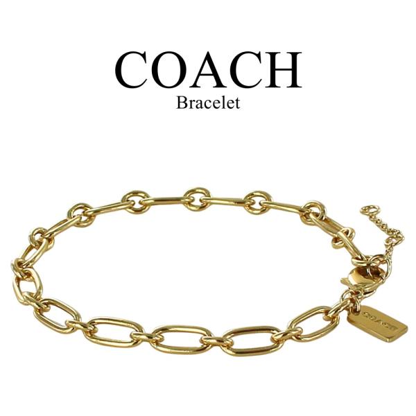 COACH（コーチ） ブレスレット レディース ゴールド チェーン 友達