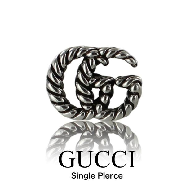 GUCCI（グッチ） ピアス 片耳 インターロッキングG シルバー925