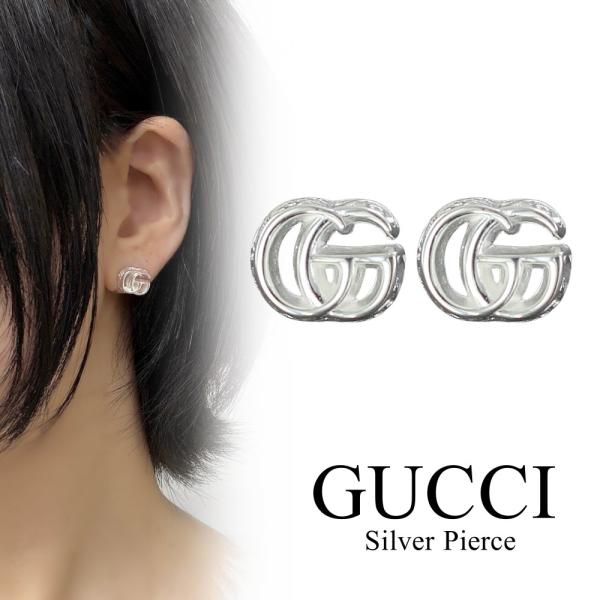 GUCCI（グッチ） ピアス ダブルG 両耳 GGロゴ レディース メンズ