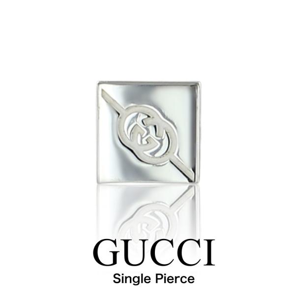 GUCCI（グッチ） ピアス 片耳 インターロッキングG シルバー925
