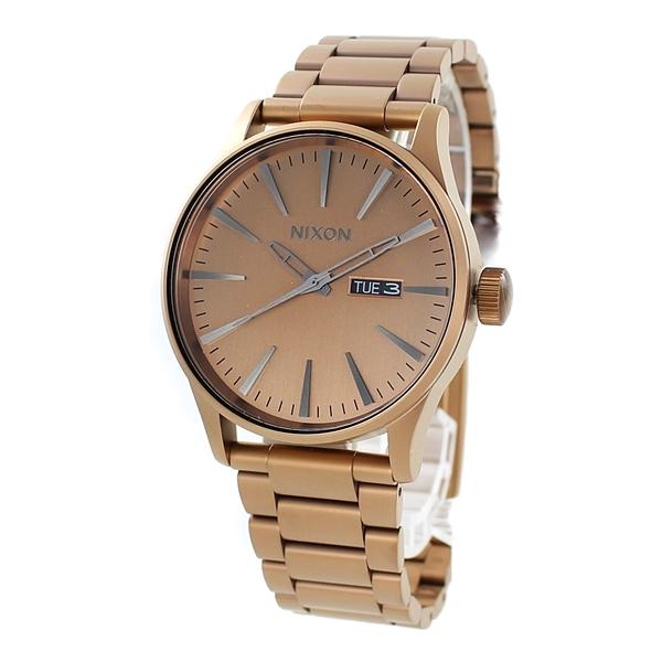 Nixon ニクソン メンズ レディース The Sentry デイデイト 42ミリ デイデイト 42ミリ アンティーク ピンクゴールド ステンレス A 腕時計 A 腕時計ノップル 通販 Yahoo ショッピング