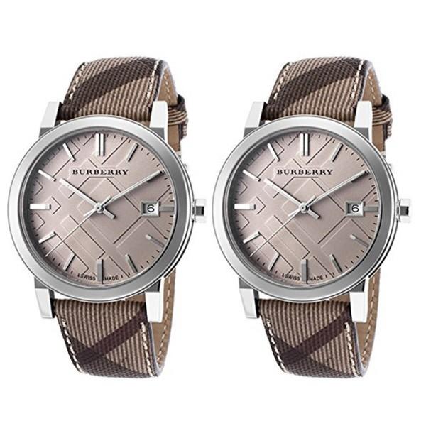 バーバリー ペアウォッチ ヘイマーケットチェック シティ レザー Bu9029bu9029 Www Mohmmadiyon Com
