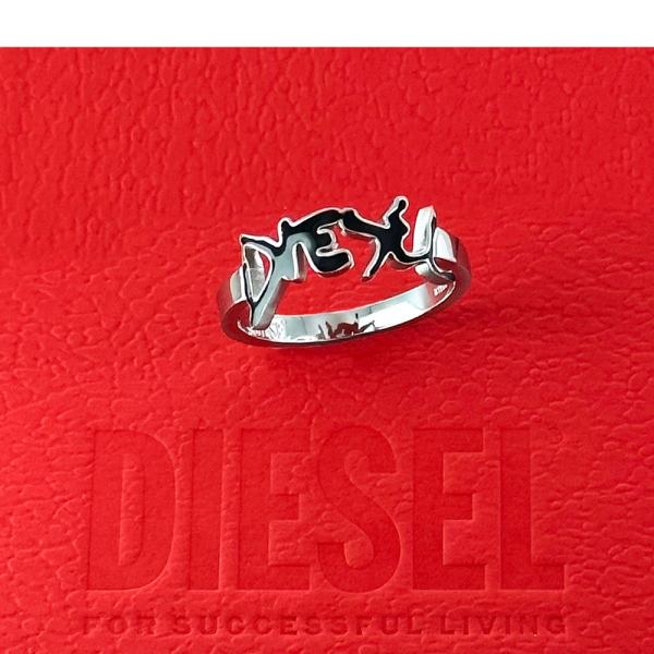 DIESEL（ディーゼル） 指輪 メンズ ステンレス シルバー リング 18号