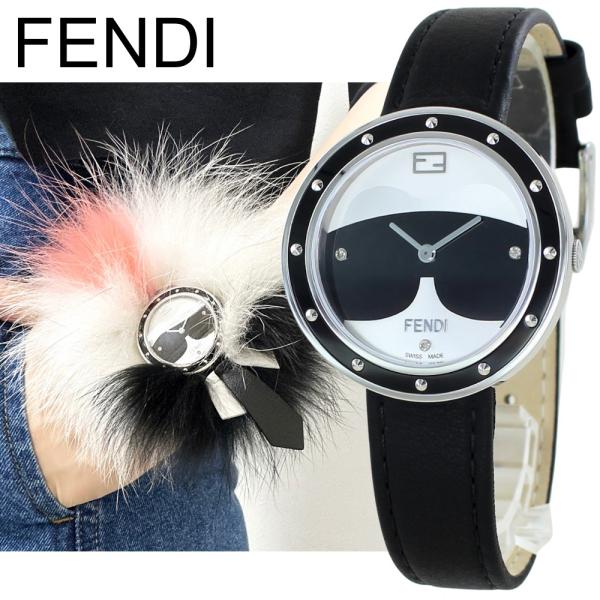【新品未使用】 フェンディ 腕時計 FENDI F250024011 ブラック バグズモンスター レディース 腕時計 クオーツ ステンレススチール