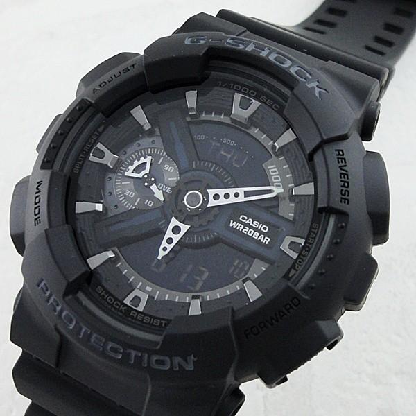 CASIO G-SHOCK GA-110-1BJF オールブラック美品 Casio GA-110-1BER G-Shock Mens watch cheap shopping: Timeshop24