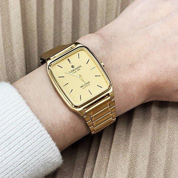Junghans ユンハンス ドイツ 老舗ブランド メンズ レディース ユニセックス レトロ アンティーク調 ゴールド 金色 Je 102m 腕時計 記念日 クリスマス プレゼント Je 102m 1 腕時計ノップル 通販 Yahoo ショッピング