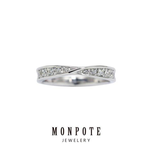 モンポット 指輪 レディース 大きいサイズ エタニティ シルバー