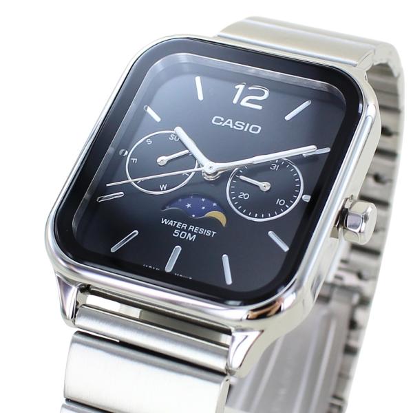 超ビッグ　モスアゲート　ビッグ　ムーン　月　スタンド付き　ジオードあり スタンダード（CASIO） 海外限定 カシオ スタンダード 収納ケース付き