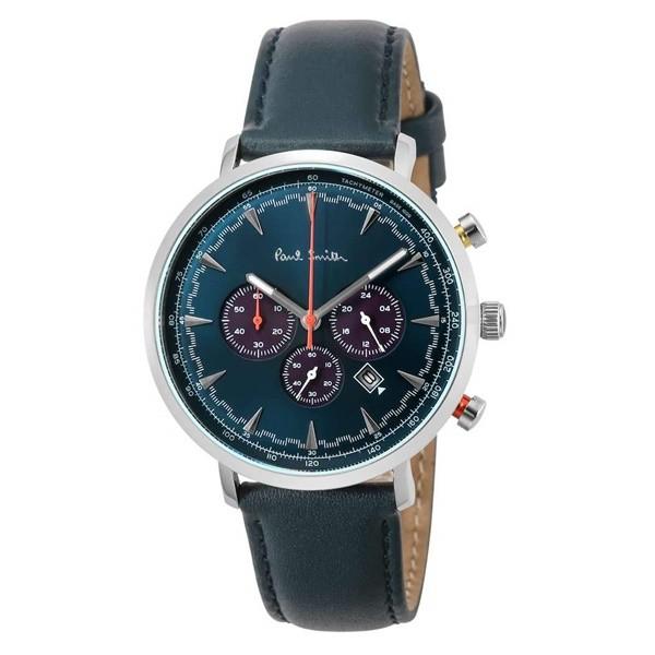 1本限り ポールスミス メンズ 男性用 Track かっこいい クロノグラフ ネイビーレザー ブルー 紺革 Ps あすつく 腕時計 Ps 腕時計ノップル 通販 Yahoo ショッピング