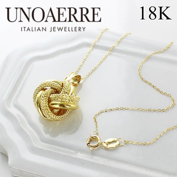 UNOAERRE（ウノアエレ） 18金 ネックレス K18 18K ゴールド ペンダント