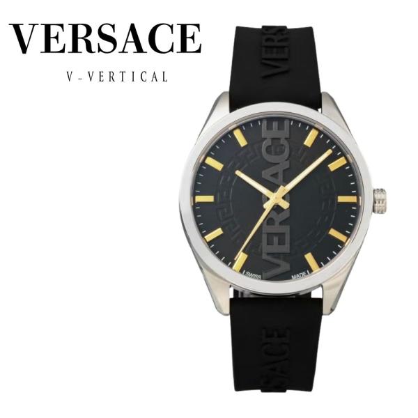 VERSACE（ヴェルサーチェ） 腕時計 メンズ ブラック シルバー ゴールド