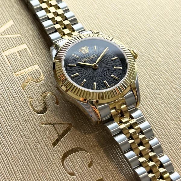 VERSACE（ヴェルサーチェ） 腕時計 レディース ブラック 高級 ブランド
