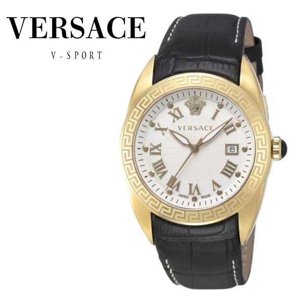 VERSACE（ヴェルサーチェ） 腕時計 メンズ ゴールド シルバー ブラック