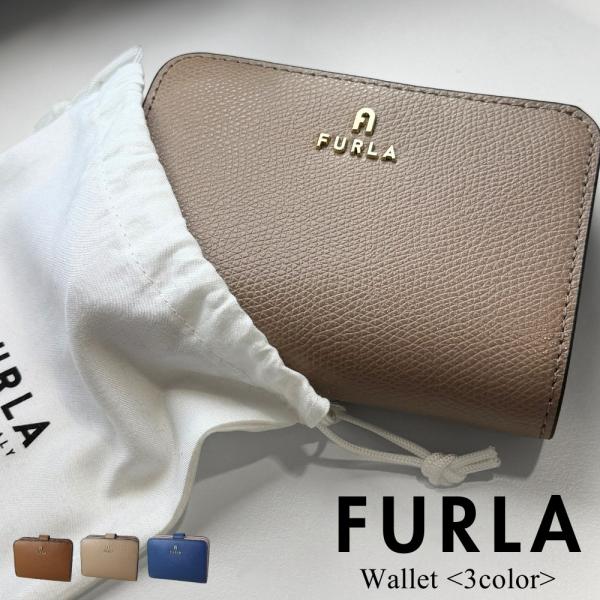 FURLA（フルラ） 二つ折り財布 CAMELIA レディース 本革 レザー スリム