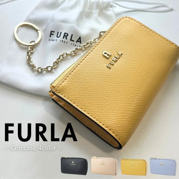 FURLA（フルラ） キーケース キーリング付き カードケース レザー