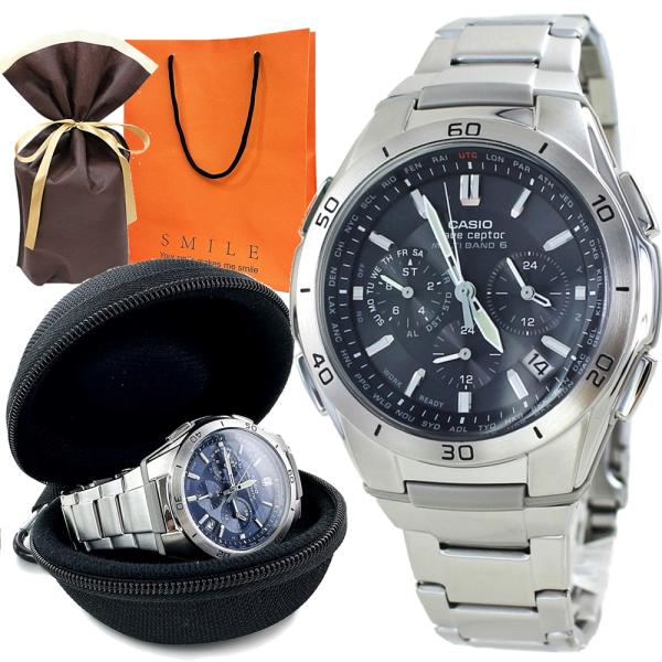 wave ceptor カシオ ウェーブセプター ラッピング済 男性 ギフトセット
