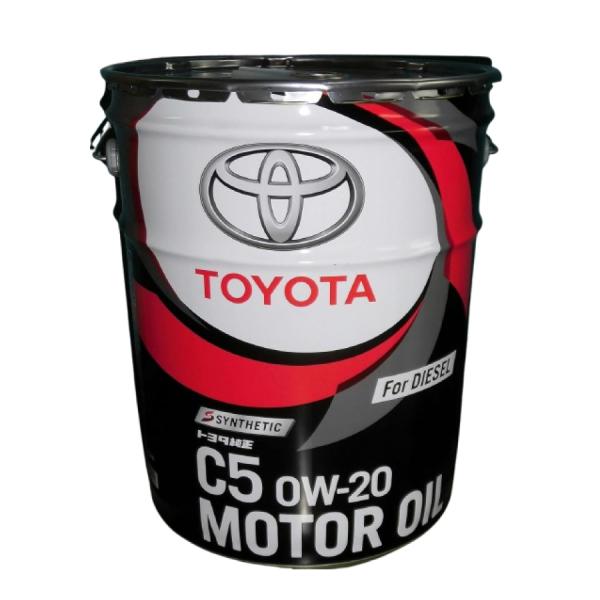 トヨタ C5 0W-20 MOTOR OIL ディーゼル用 トヨタ TOYOTA 純正 ディーゼルエンジンオイル C5 0W-20 20L