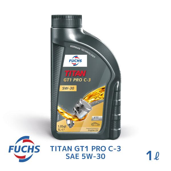 6本セットFUCHS (フックス) TITAN GT1 PRO C-3 XTL 5W30 1L FUCHS（フックス） フックスオイル GT1 PRO C-3 5W-30 1L A602009166