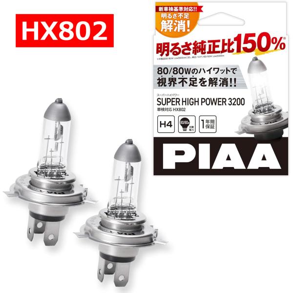 PIAA PIAA(ピア) ヘッドランプ/フォグランプ用 ハロゲンバルブ 3200K