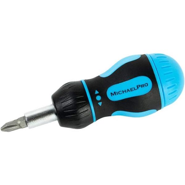 7-in-1 スタビーマルチドライバー 8ピース マルチビットドライバー マイケルプロ MP002005 工具 MichaelPro