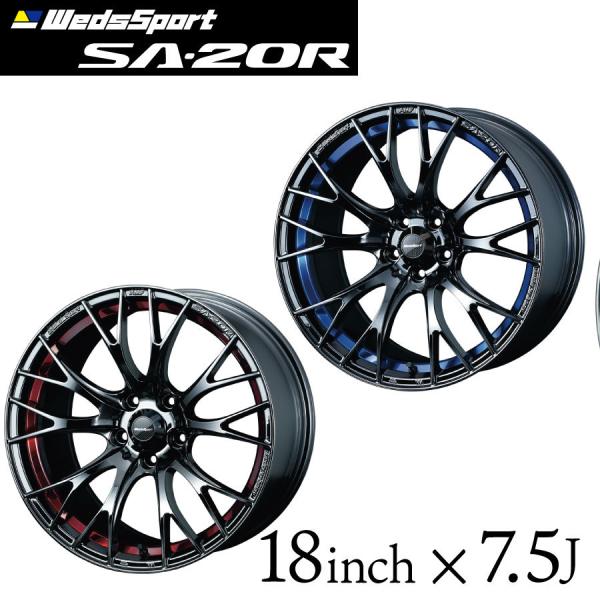 18インチwedssports SA20R7.5j＋48 45PCD100 WEDS Weds ウェッズ WedsSport ウェッズスポーツ SA-20R 18