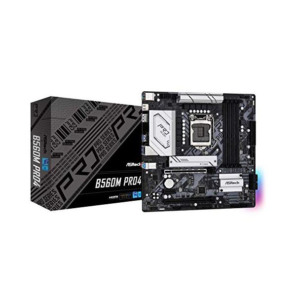 ASRock マザーボード B560 M Pro4 Intel 10世代 ・ 11世代 CPU ( LGA1200 ) 対応 B560 Mi
