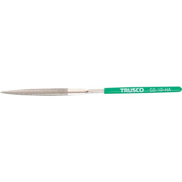 TRUSCO(トラスコ) ダイヤモンドヤスリ 精密用 刃長50mm 半丸 GS-10-HA