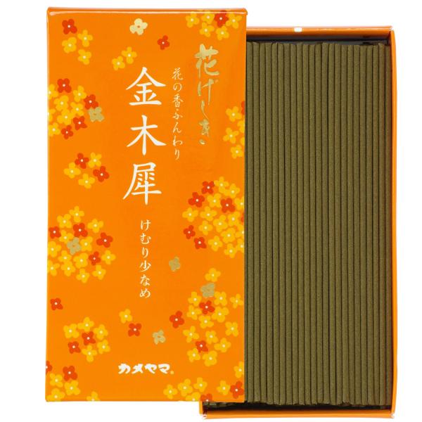 カメヤマ 花げしき 金木犀の香り 約100g 約210本 お線香 煙少ない お線香 お香