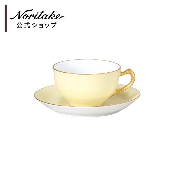 大倉陶園 色蒔き(クリーム) ティー・コーヒー碗皿 ( ギフトボックス