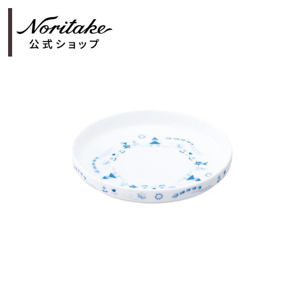 ノリタケ ライトステップ 16cmプレート ( 食器 日本製 電子レンジ対応 食洗機対応 強化磁器 ケーキ皿 取り皿 青 おしゃれ ブランド
