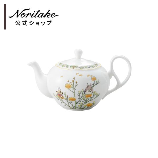 ノリタケ となりのトトロ ティーポット(小)(茶こし付)(ヨモギ) ( 電子