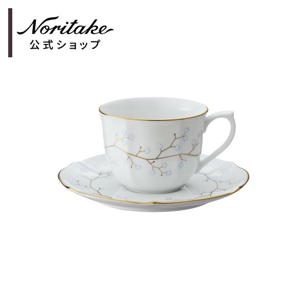 ノリタケ ホワイトベル コーヒーカップ＆ソーサー ( 電子レンジ対応