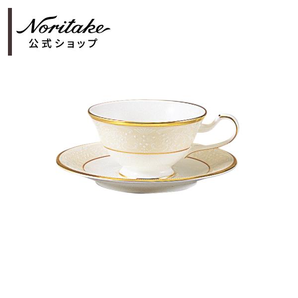 ノリタケ ホワイトパレス カップ＆ソーサー ( ギフトボックス入り