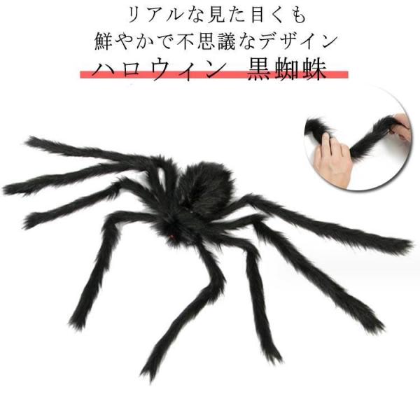 おもちゃ 蜘蛛 黒蜘蛛 クモ スパイダー お化け屋敷 飾り クモ