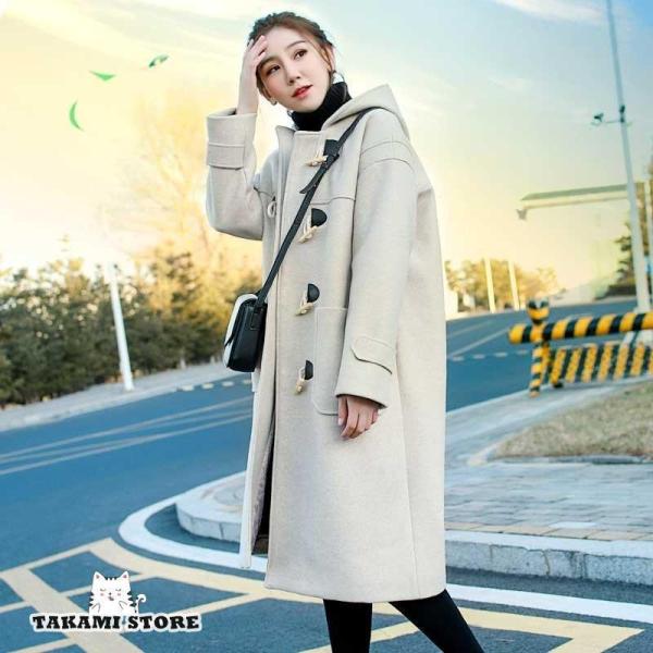 コート レディース 冬 ダッフルコート ロング 大きいサイズ 3L 4L 長袖