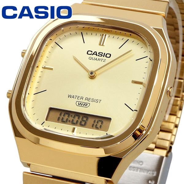 CASIO（カシオ） アナデジ クオーツ 腕時計 Edgy Collection AQ-240EG
