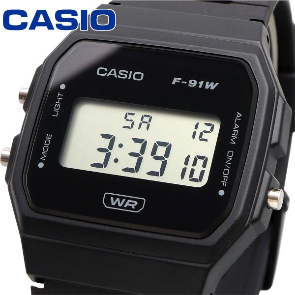 CASIO 腕時計 カシオ ウォッチ チプカシ デジタル ユニセックス F-91WB-1A バイオマスプラスチックバンド ブラック [並行輸入品]