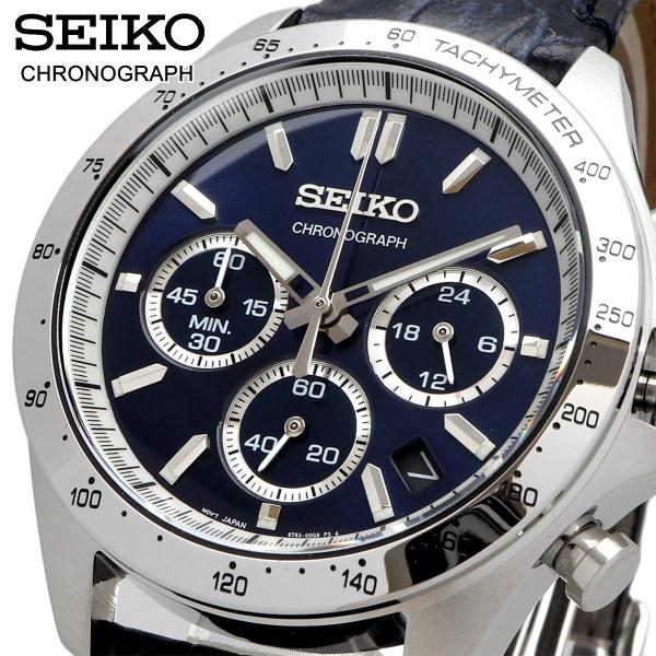 【セイコー 国内モデル クロノグラフ 流通限定モデル】国内最大手の時計メーカーSEIKO。1969年に世界初のクォーツ時計を発売する。当時、機械式時計が主流であった時計業界に大革命をもたらした。現在、世界の時計メーカーのリーディングカンパニ...