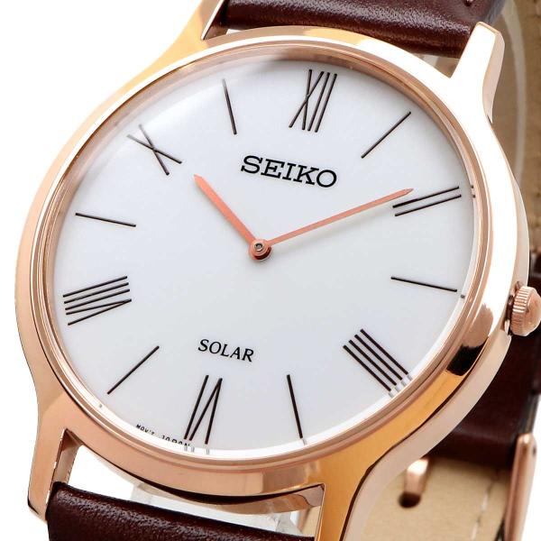 送料無料 新品 腕時計 SEIKO セイコー 海外モデル ソーラー シンプル 