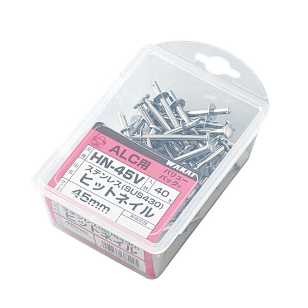 若井産業 WAKAI ヒットネイル HN-45V ステンレスSUS430 3.5X45mm 40本 
