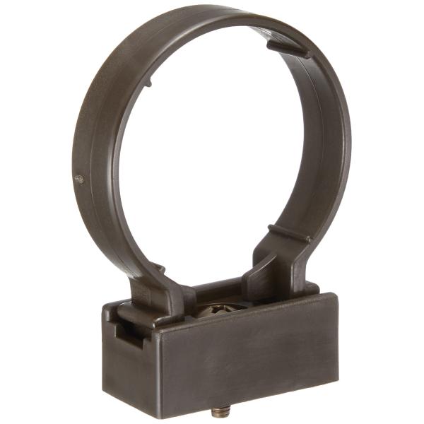 丸竪樋を柱に固定するために使用します。受けを付属のビスで固定し、サドルバンドでたてといを留めます。・42型ビス付