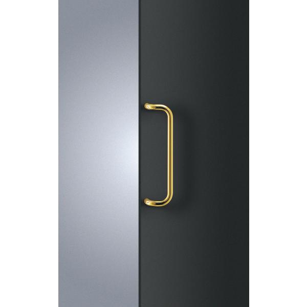 在庫確認可 ユニオン 直送 T7053-15-001-L450 建築用金物 アーキズム ドアハンドル 押し棒 ブラス ミラー 1セット（内外） L450