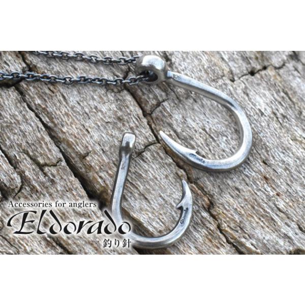 Eldorado エルドラド　釣り針 シルバートップ　S Mセット　ネックレス Eldorado 釣り針 シルバーネックレス for Women | 釣り針