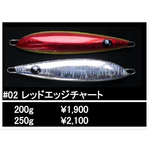 蝦夷八　ナマラジグ　10本セット 蝦夷八 NaMaRaJig ナマラジグ ST150g #02 レッドエッジチャート