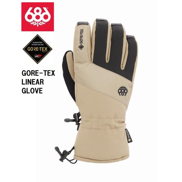 686 GORE-TEX グローブ Sサイズ 686 ○23-24 GORE-TEX LINEAR GLOVE カラー:BLACK CAMO Sサイズ
