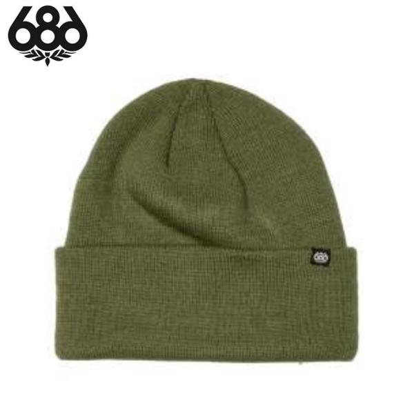 686 VbNXGCgVbNX@STANDARD ROLL UP BEANIE@SURPLUS GREEN@Y Xm[{[h r[j[